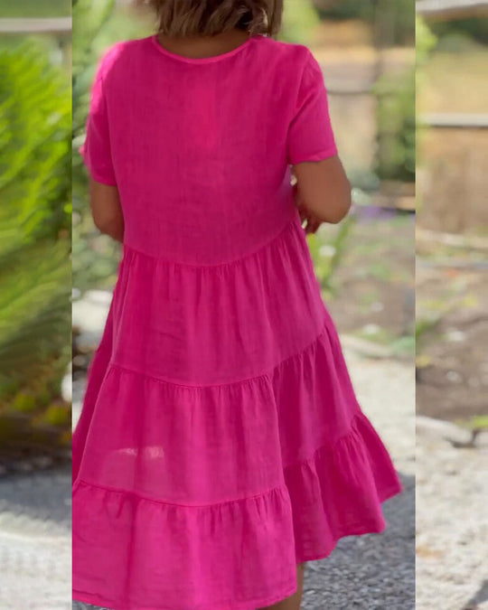 Virella™ Dress in cotton and linen