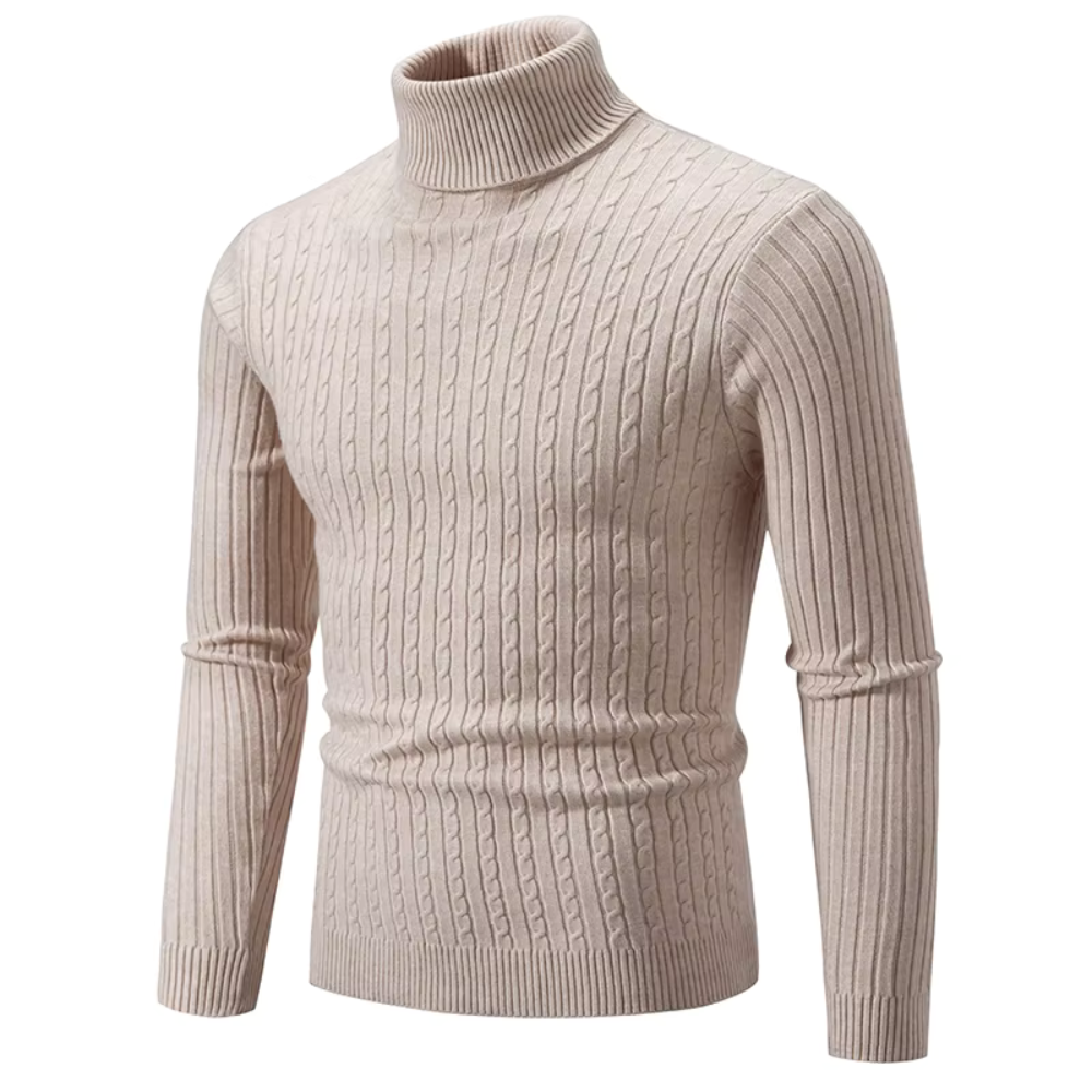 Lorett™ Knitted sweater with turtleneck