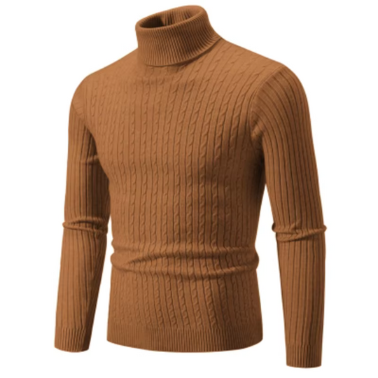 Lorett™ Knitted sweater with turtleneck