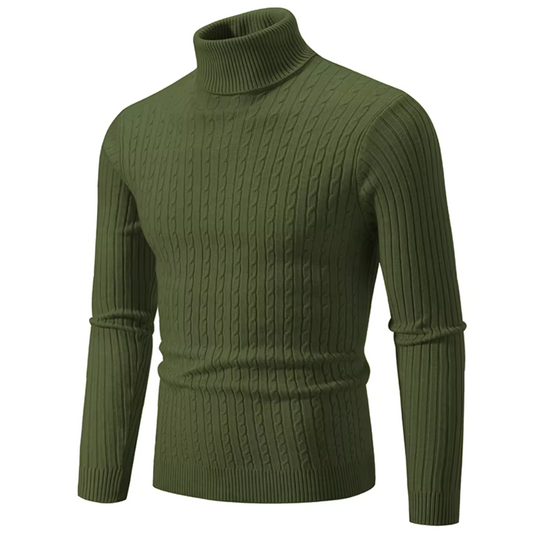 Lorett™ Knitted sweater with turtleneck