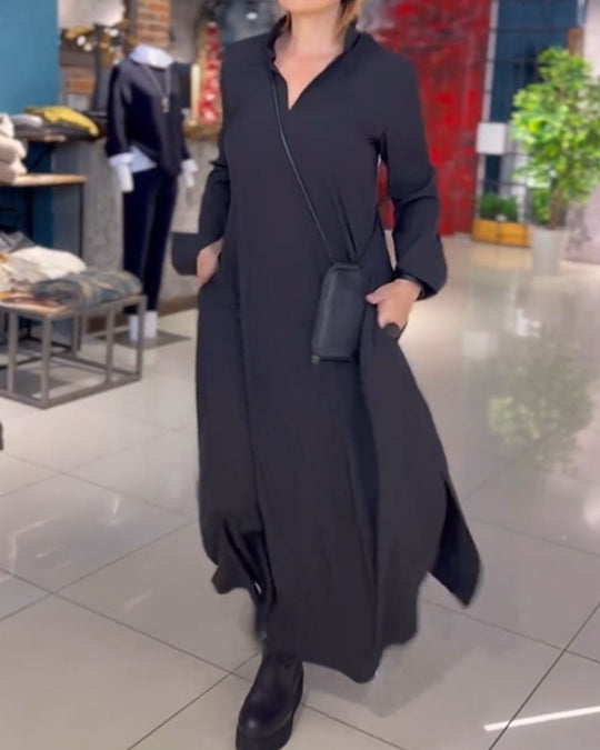 Evite™ Long soft stretch dress