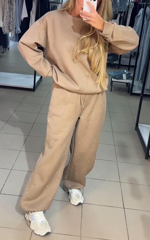 Adela™ Diamond Set of Sweater and Pants