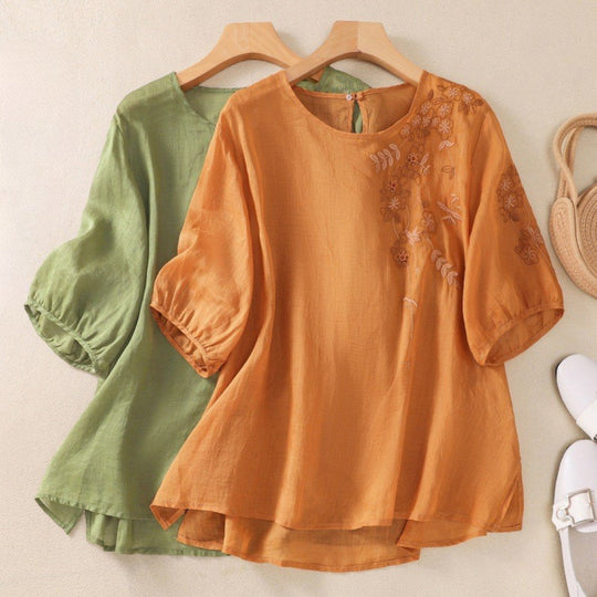 Laurienne™ | Embroidered Top