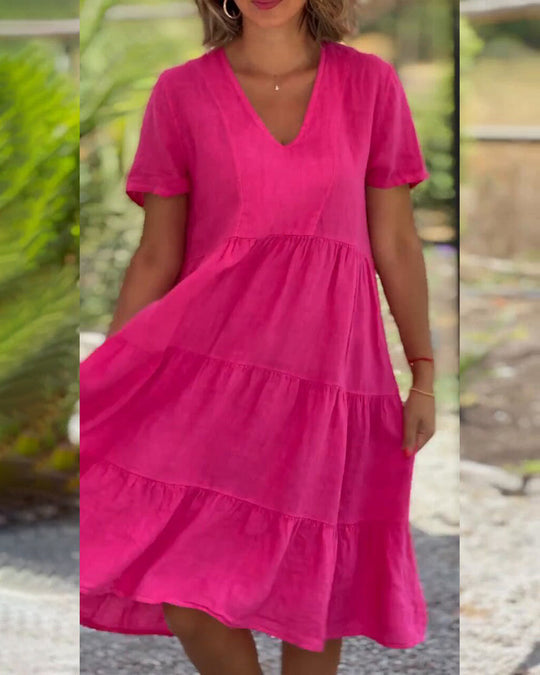 Virella™ Dress in cotton and linen