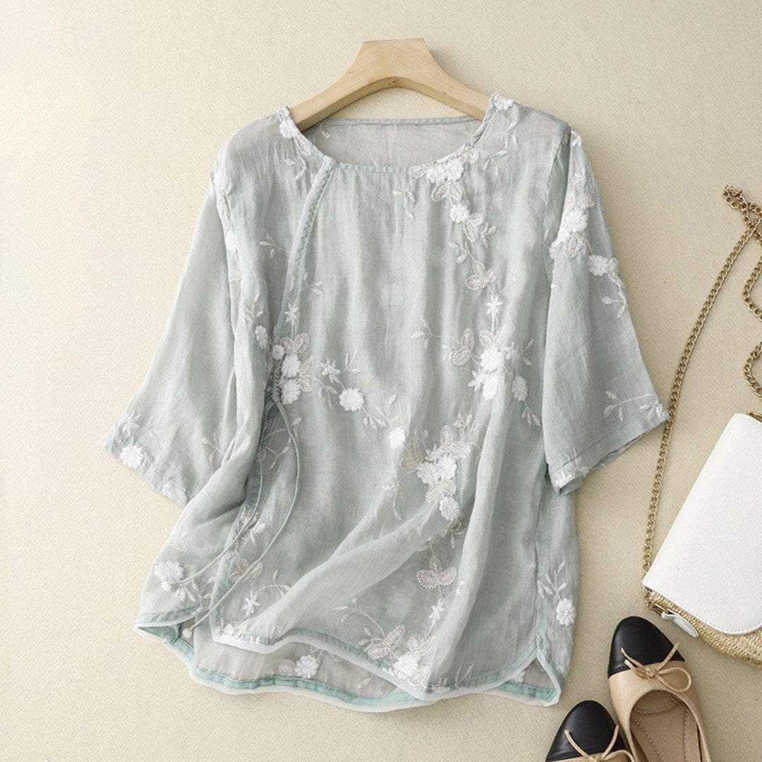 Laurienne™ | Embroidered Blouse