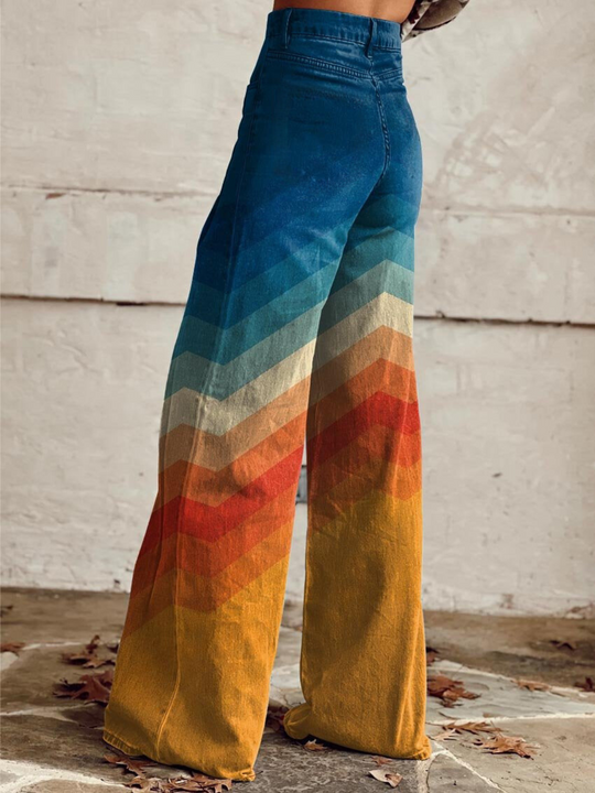 DESIA | RETRO CHEVRON PANTS