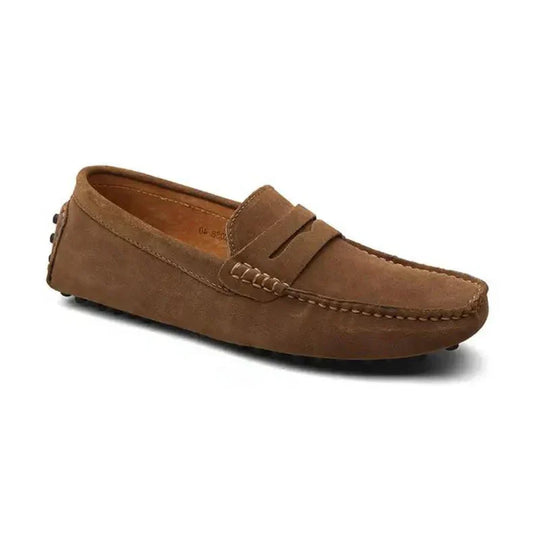 Laurent™ | Driver suede loafers