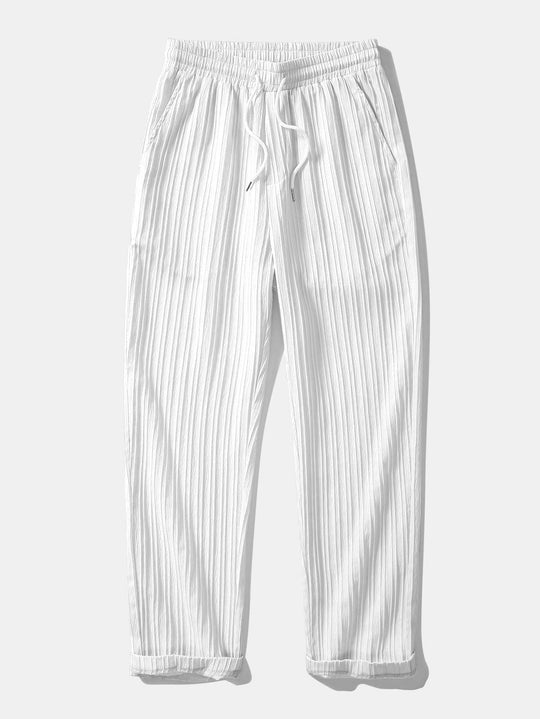 Drawstring Textured Pair of trousers