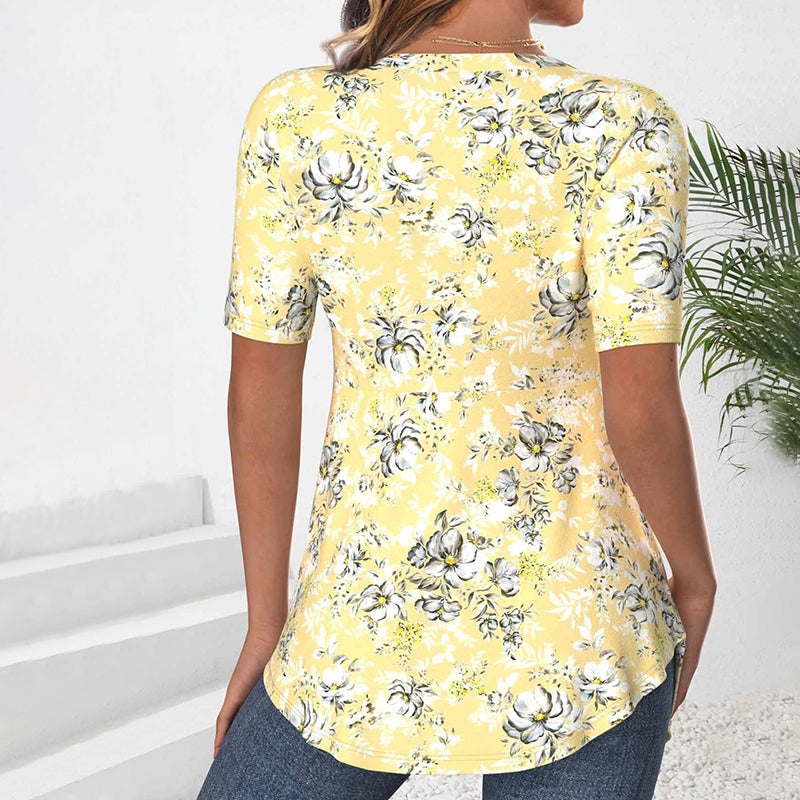 Sophia™ Elegant Floral Print Blouse
