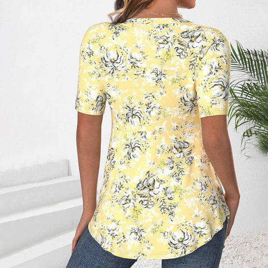Sophia™ Elegant Floral Print Blouse