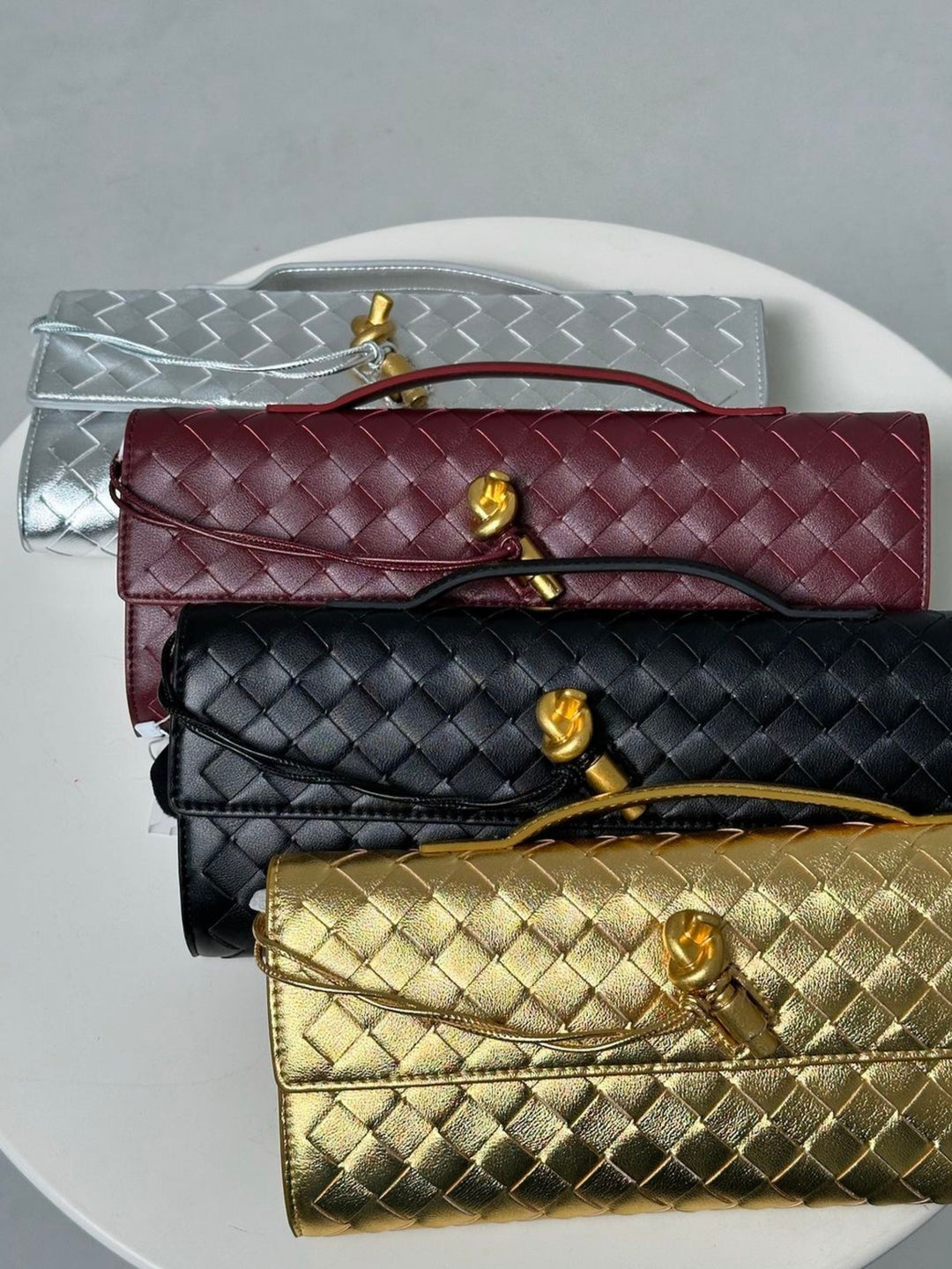 Anna™ Woven Clutch