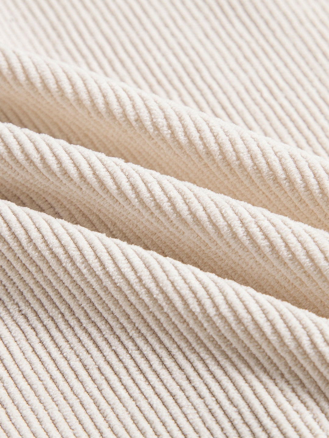 Corduroy shirt with short sleeves