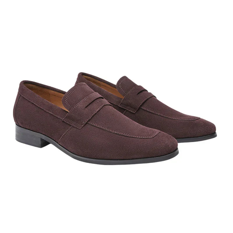 Laurent™ | Suede strappy loafers