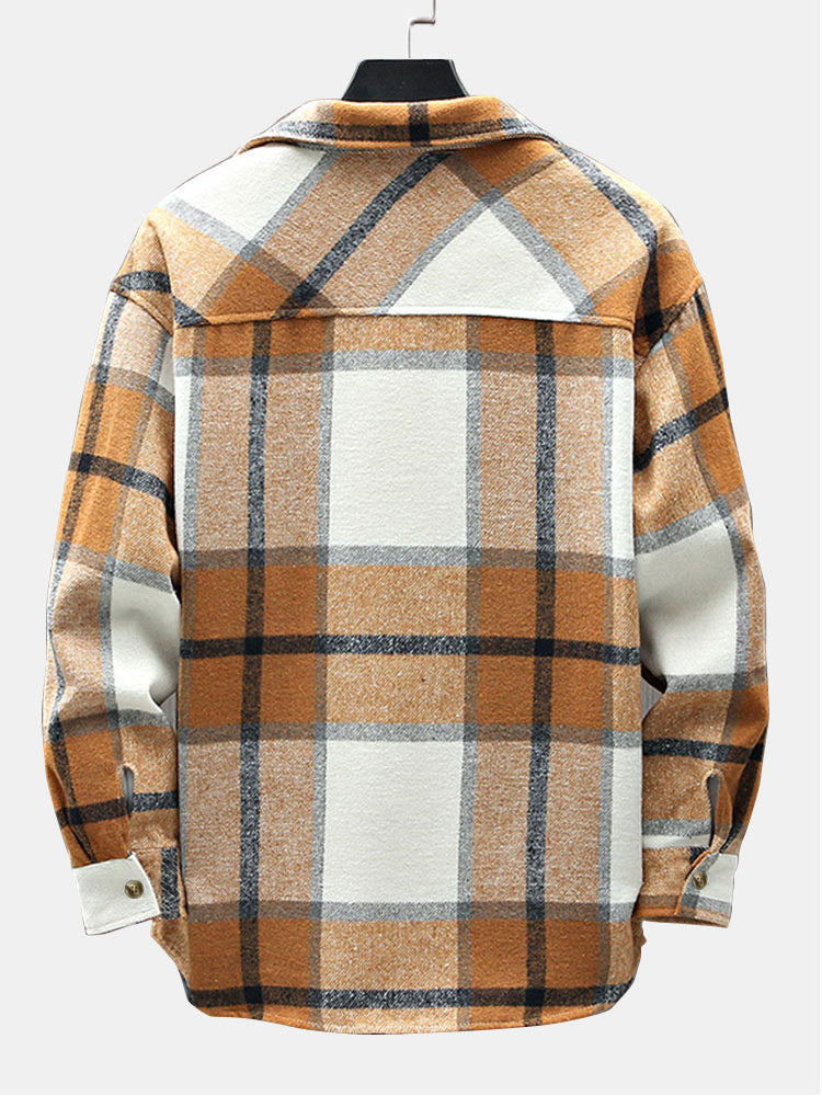 Laurent™ - Flannel overshirt with pocket