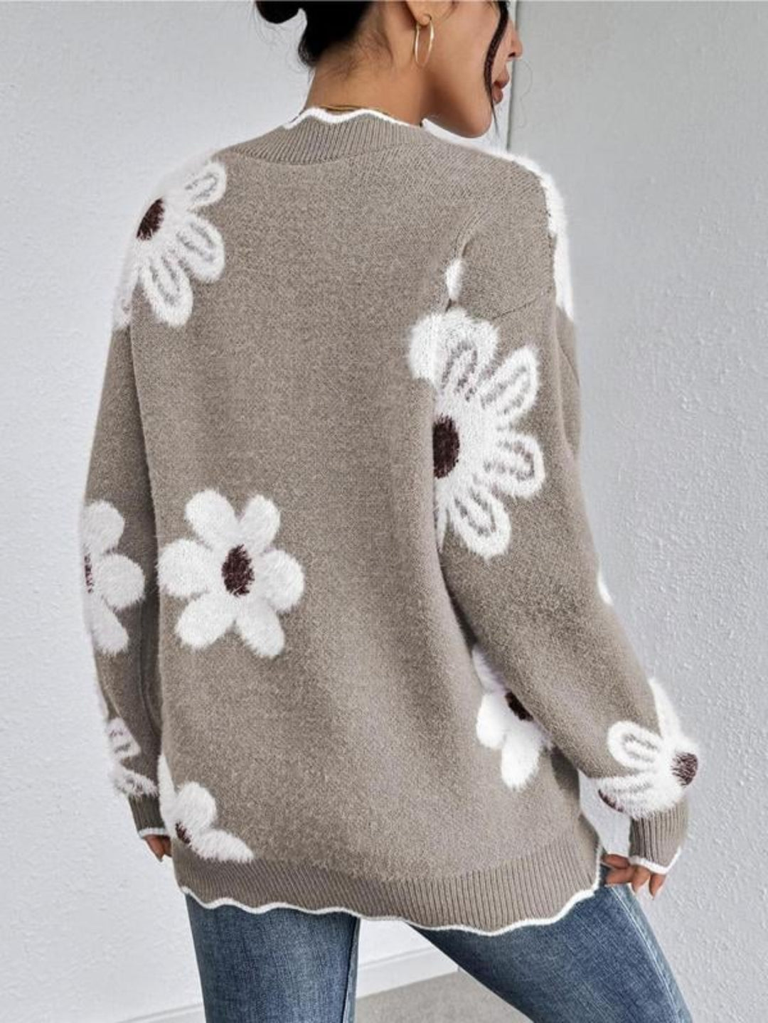 Aniela™ Cashmere Bloom Sweater