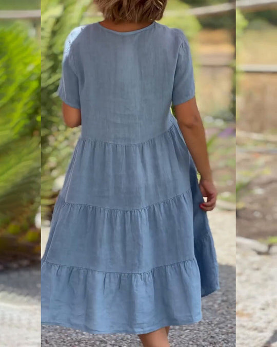 Virella™ Dress in cotton and linen
