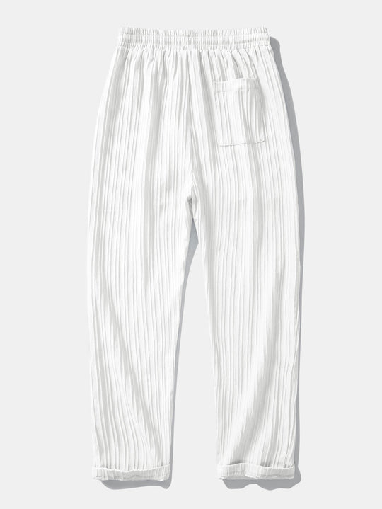 Drawstring Textured Pair of trousers