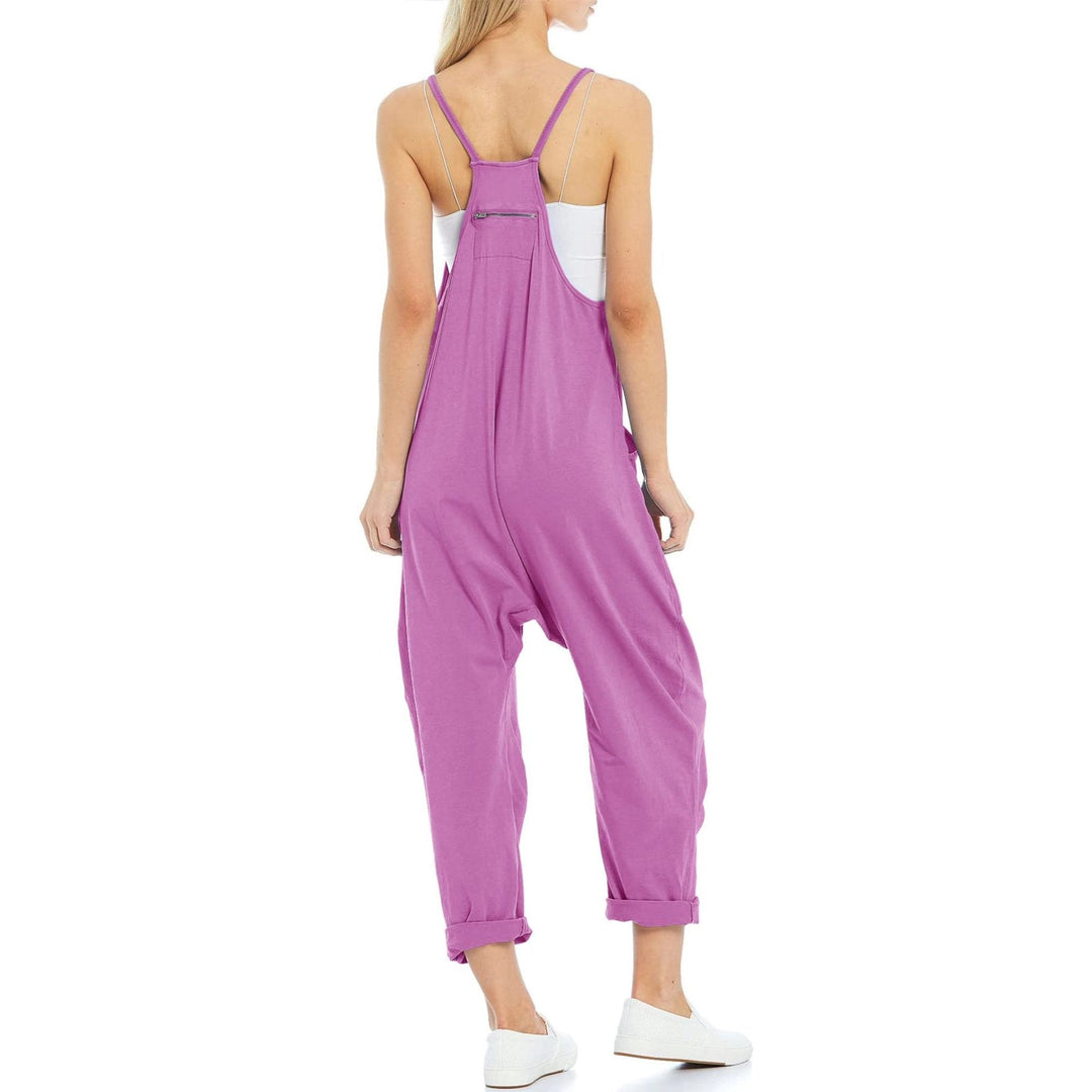 Women's Casual Wide Leg Comfy Jumpsuit