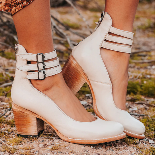 Luna™ Vintage Leather Heels