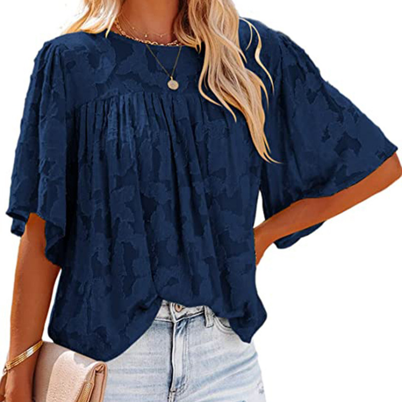 Horn Sleeve Doll Lace Blouse