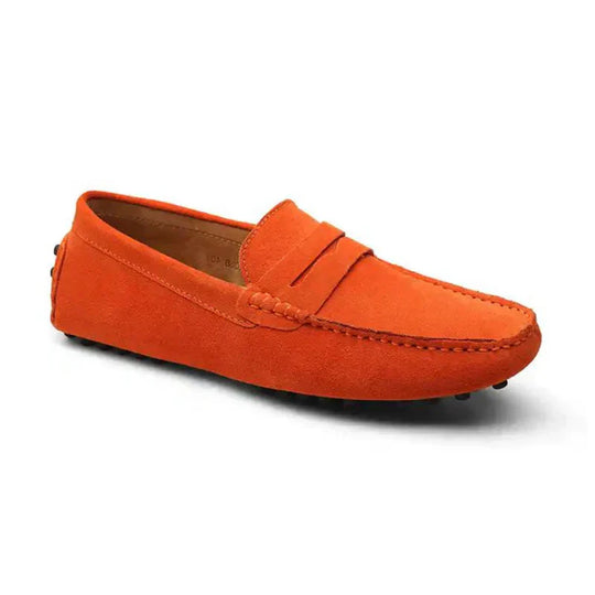 Laurent™ | Driver suede loafers