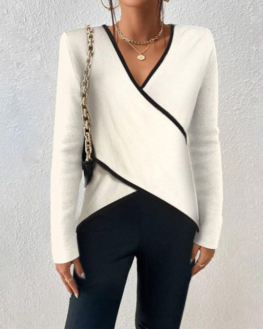 Irish™ Stylish V-Neck Sweater
