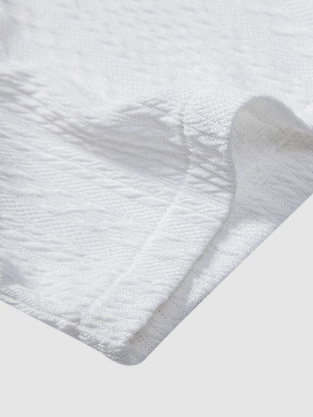 Muscle Fit Jacquard Textile Shirt