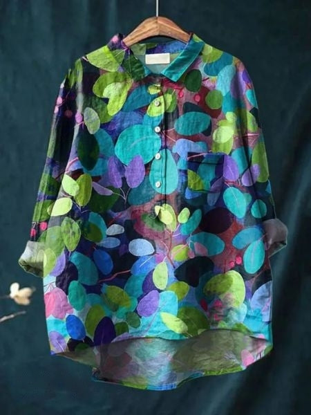 Donna™ Cotton Floral Shirt