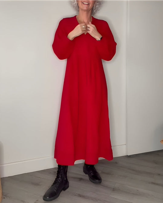 Cathlin™ V-Neck Maxi Dress