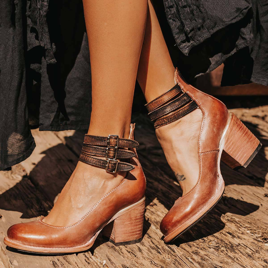 Luna™ Vintage Leather Heels