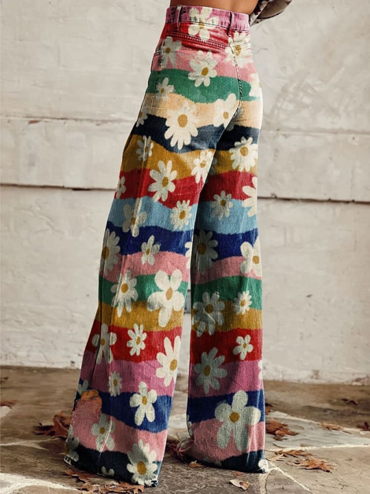 VINICIA | RETRO FLORAL PANTS