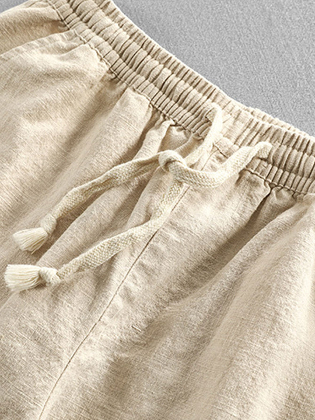 Geometric Jacquard Cuban shirt and linen cotton blend cropped pants