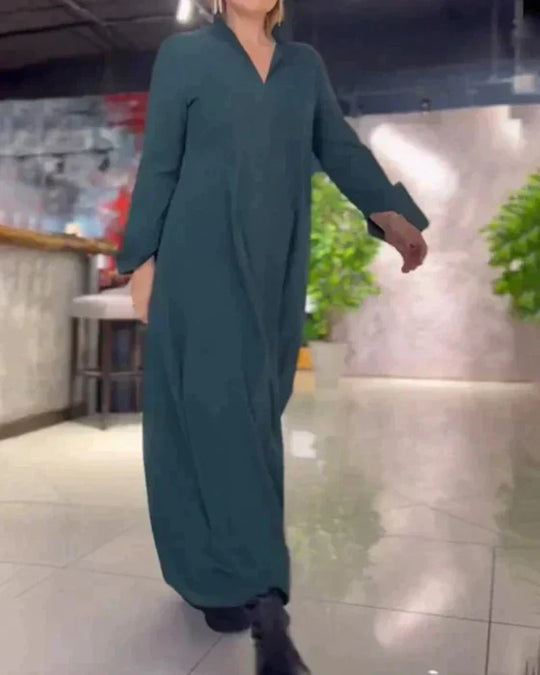 Evite™ Long soft stretch dress