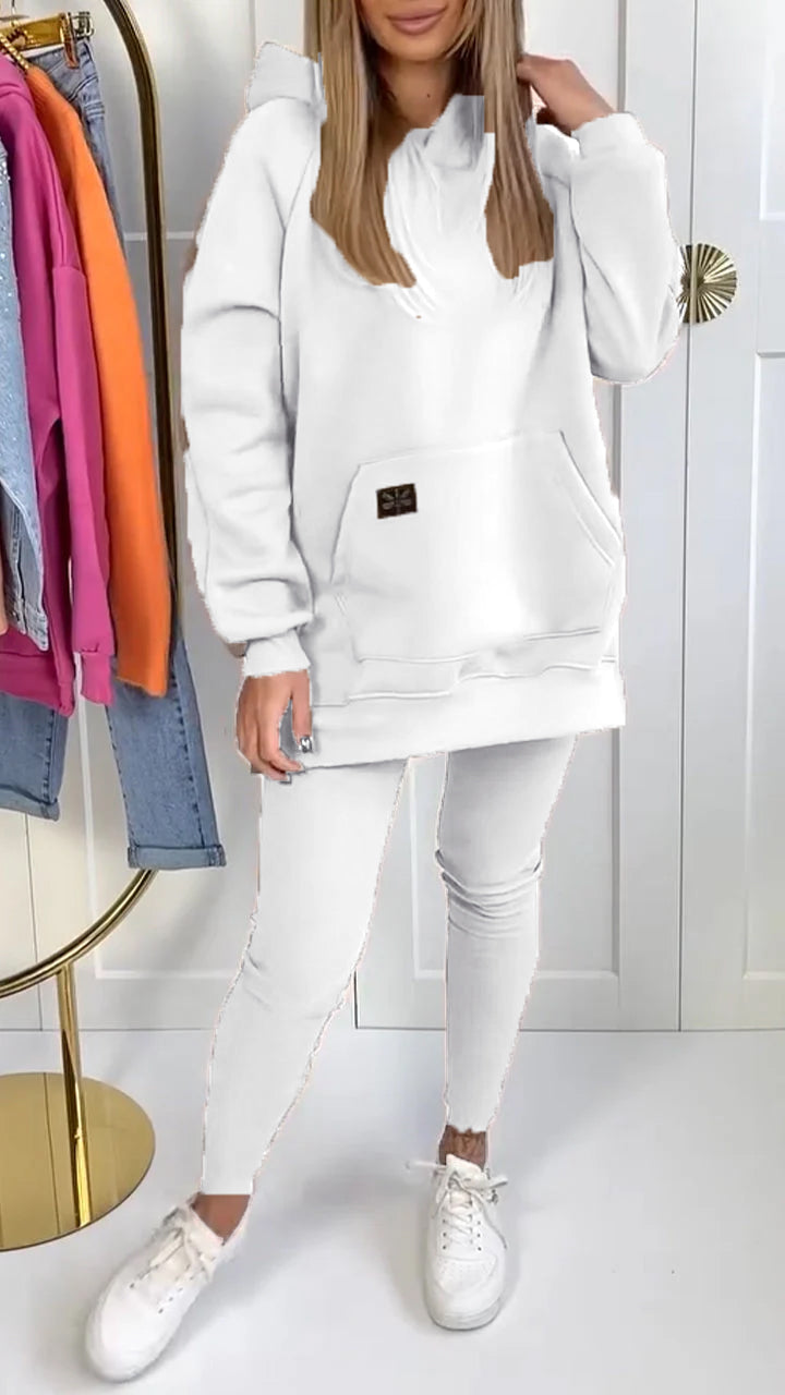 Luna™ Lounge Set - Hooded Slit Casual Suit