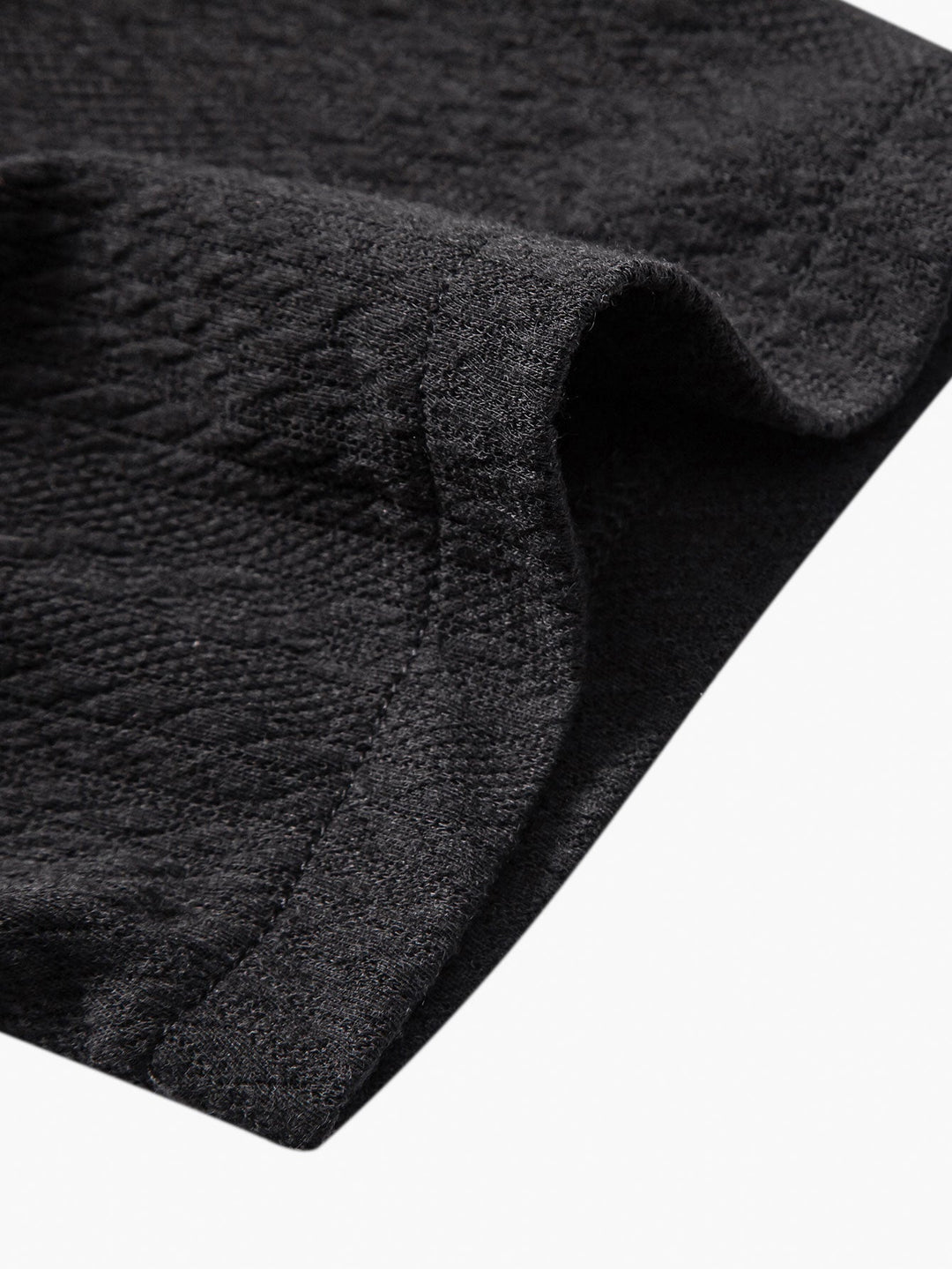 Muscle Fit Jacquard Textile Shirt