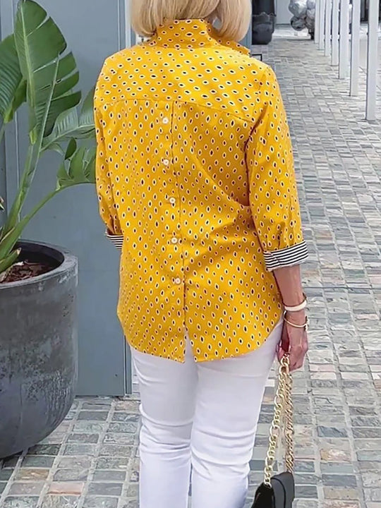 Marika™ Elegant Cotton Linen Shirt