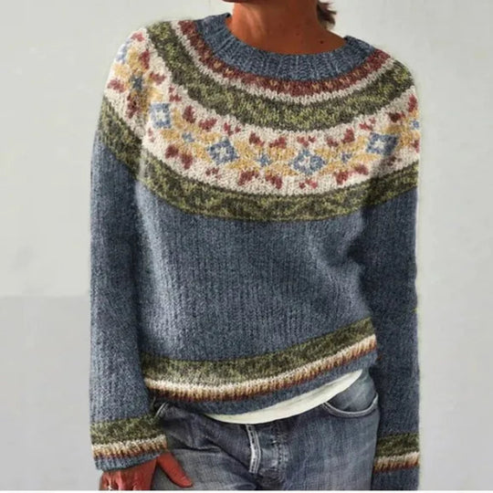 Elvira™ Cashmere Retro Sweater