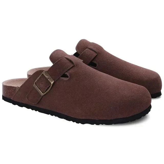 Laurent™ | Suede Clogs