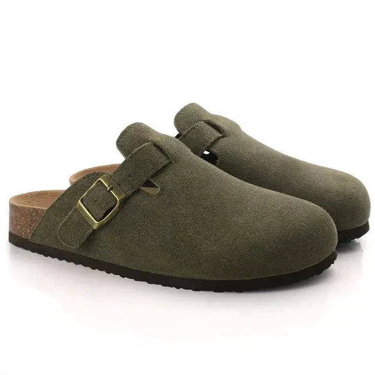 Laurent™ | Suede Clogs