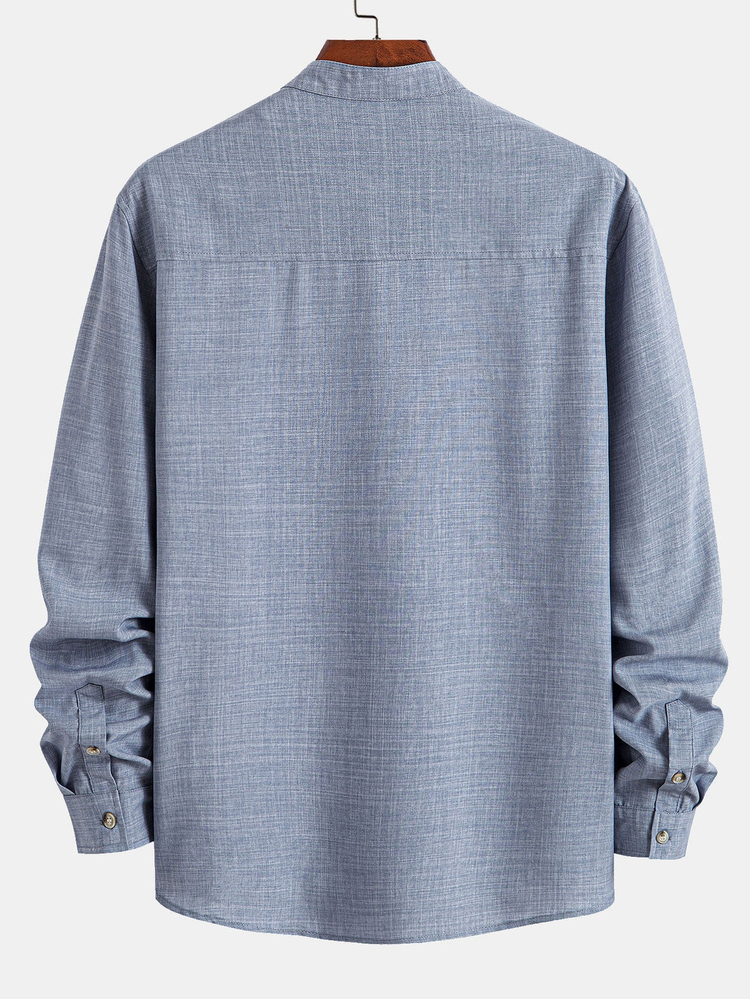 Long sleeve Slight brownd collar shirt