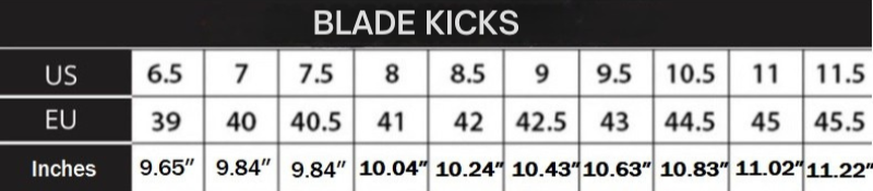 BLADE KICKS + 3.15″ increase