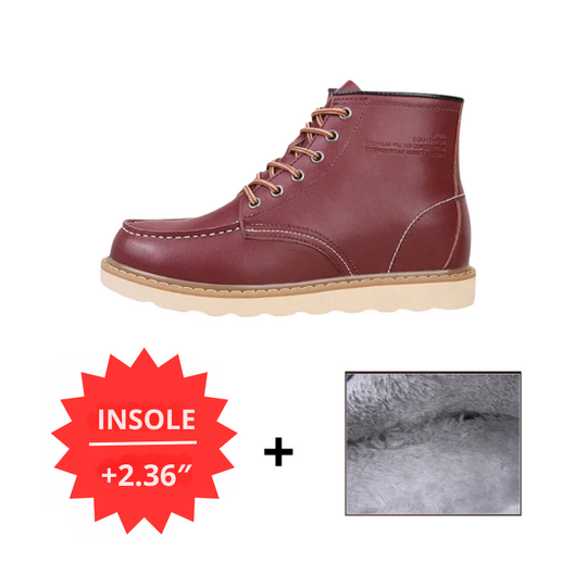 PAUL |  Boots with wool lining +2.35″ +3.15″ +4″