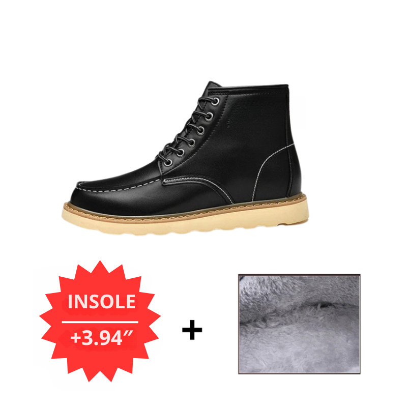 PAUL |  Boots with wool lining +2.35″ +3.15″ +4″