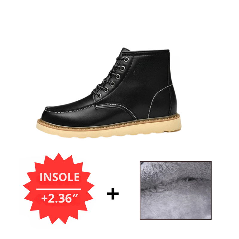 PAUL |  Boots with wool lining +2.35″ +3.15″ +4″