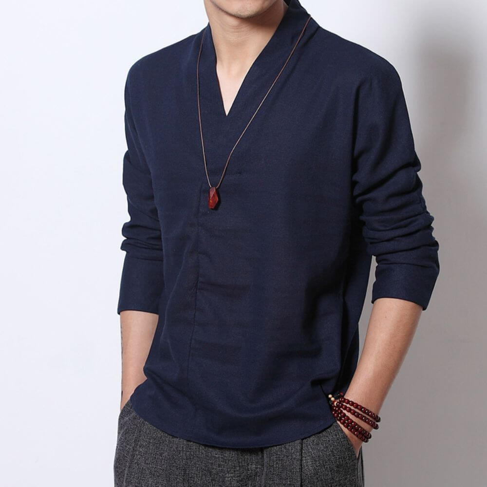 Jun™  Long-sleeved linen shirt