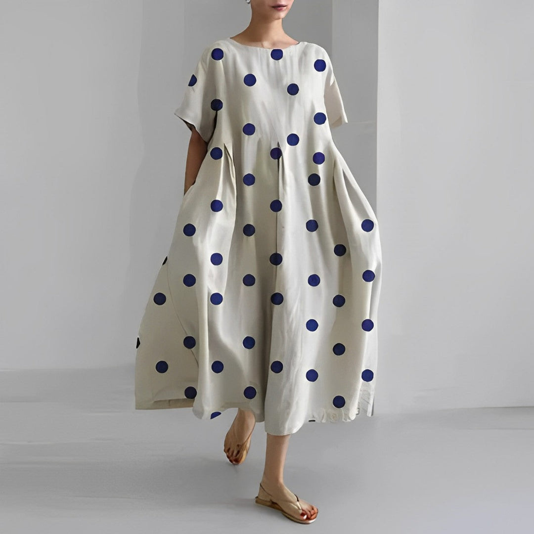 Amelia™ Cotton Bohemian Floral Dress