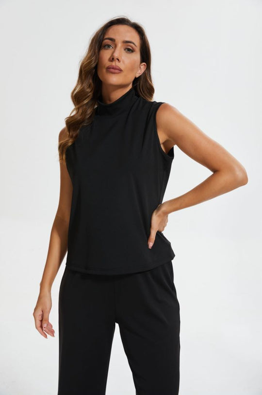 Cropped Wide Leg Pant Set