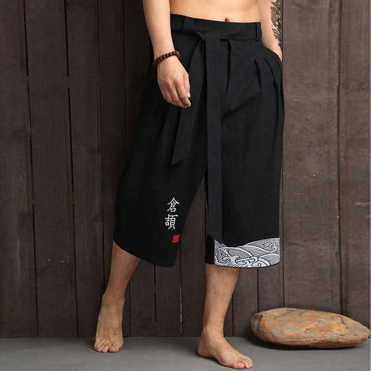 Taro - Japanese comfort cropped pants