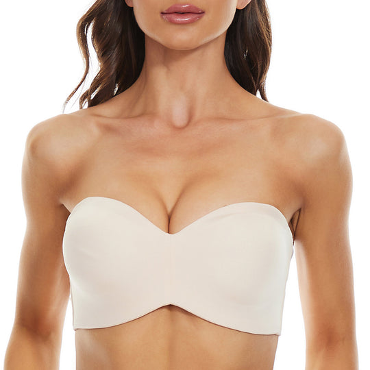 Full Support Non Slip Convertible Bandeau Bra