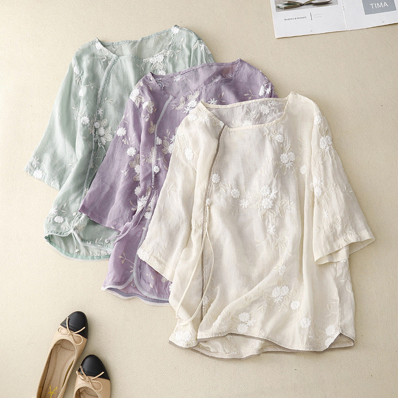 Laurienne™ | Embroidered Blouse